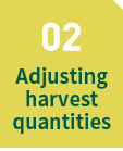 02 Adjusting harvest quantities